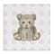 Stupell Industries Nursery Bear on Dots Canvas Wall Art Design by Cindy Jacobs
